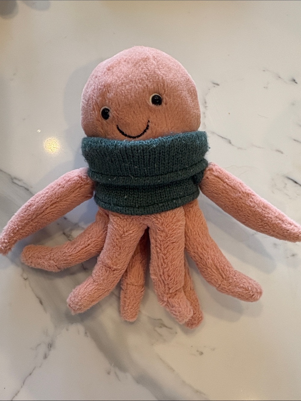 Jellycat sweater wearing octopus